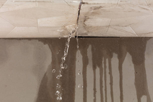 Professional Water Damage Restoration technician working in North Chatham, NY
